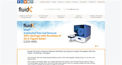 Desktop Screenshot of fluidx.eu